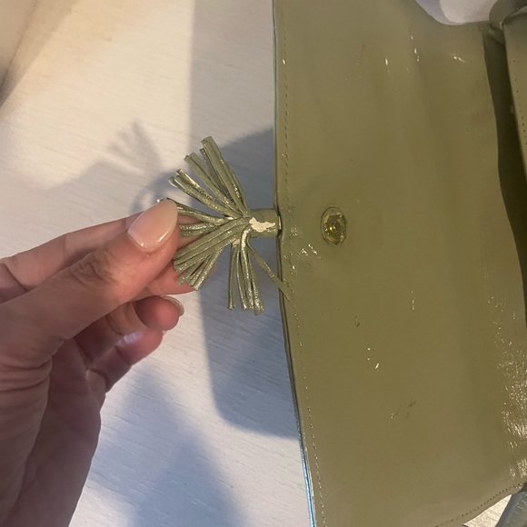 Bottega purse repainted jn sage - Picture 5 of 8